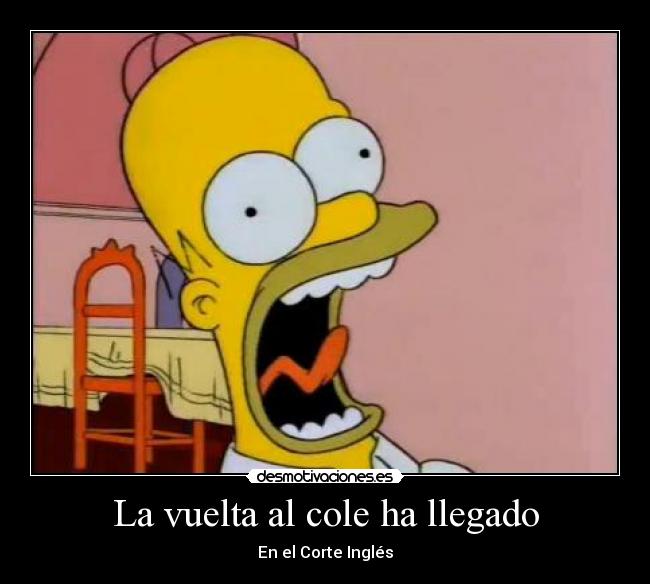 La vuelta al cole ha llegado - En el Corte Inglés