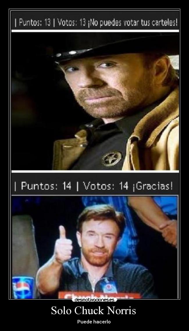 Solo Chuck Norris -