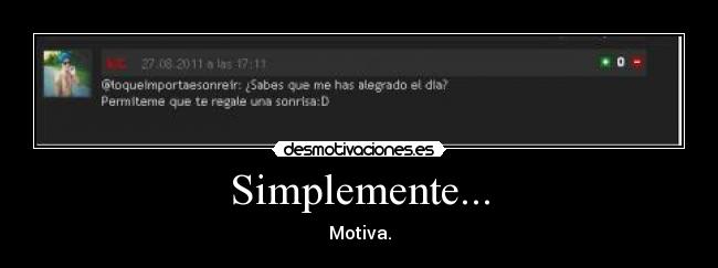 Simplemente... - Motiva.