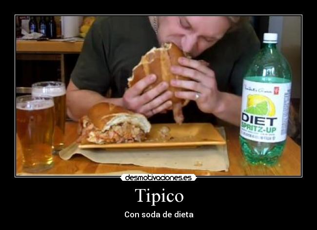 Tipico - Con soda de dieta