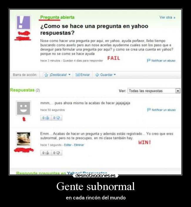 Gente subnormal - 