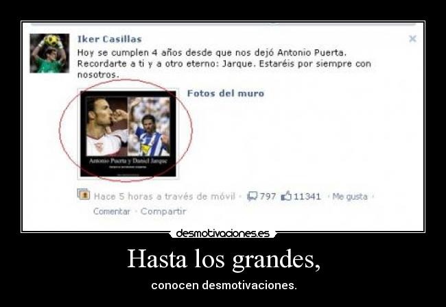 Hasta los grandes, - 