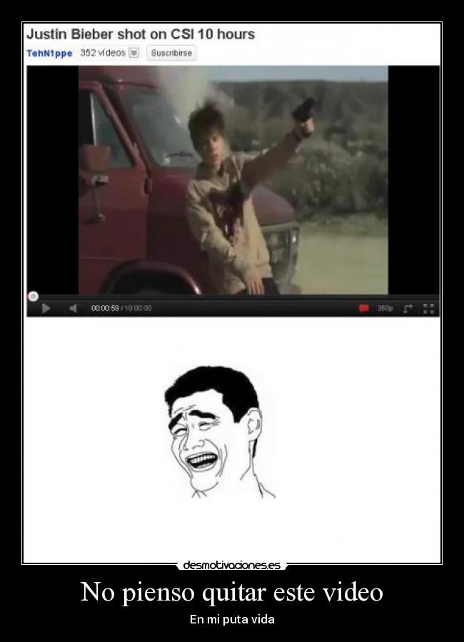 No pienso quitar este video -