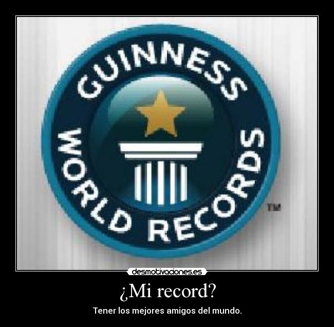 ¿Mi record? - 