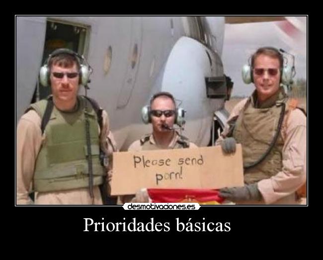 Prioridades básicas   - 