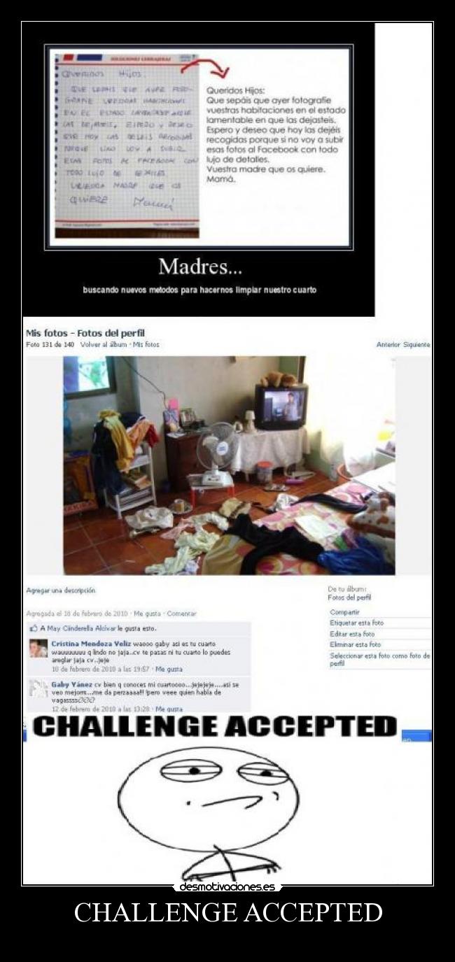 CHALLENGE ACCEPTED -