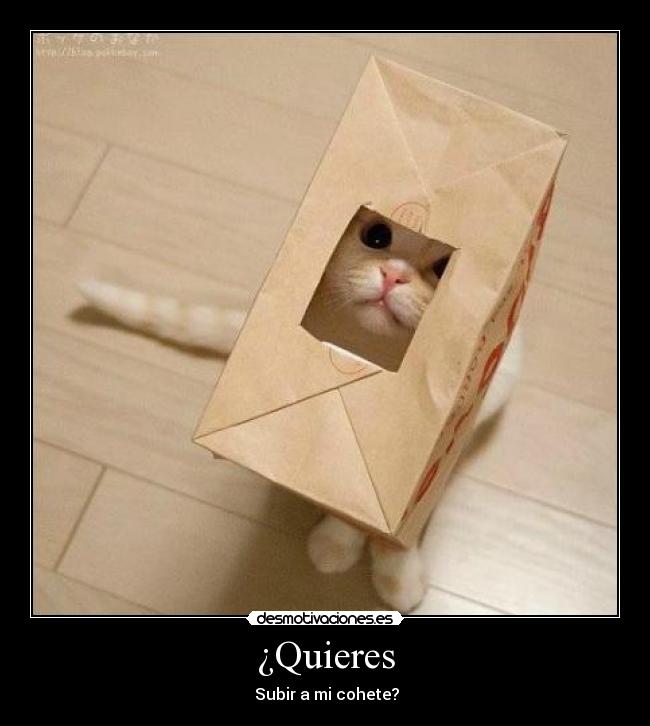 ¿Quieres -  Subir a mi cohete?