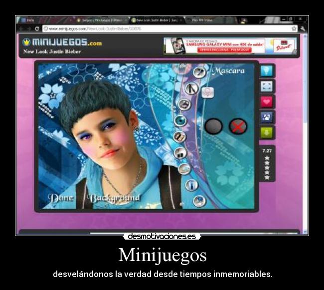 Minijuegos - desvelándonos la verdad desde tiempos inmemoriables.