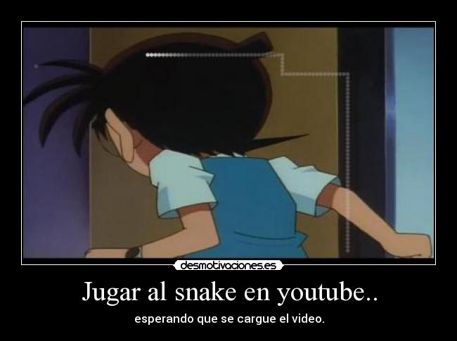 Jugar al snake en youtube.. - 