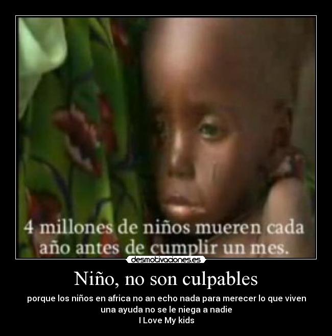 Niño, no son culpables - 