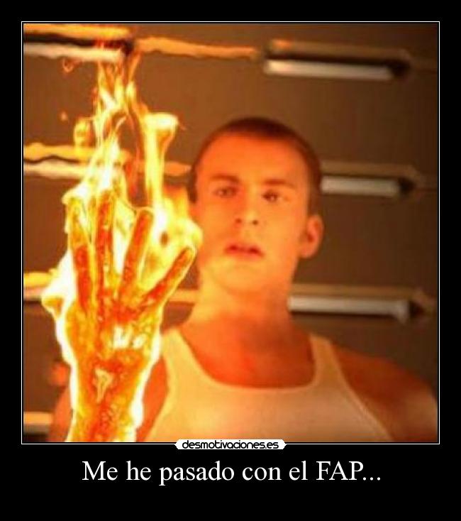 Me he pasado con el FAP... -