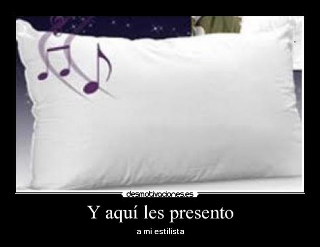 Y aquí les presento - a mi estilista