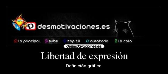 Libertad de expresión -