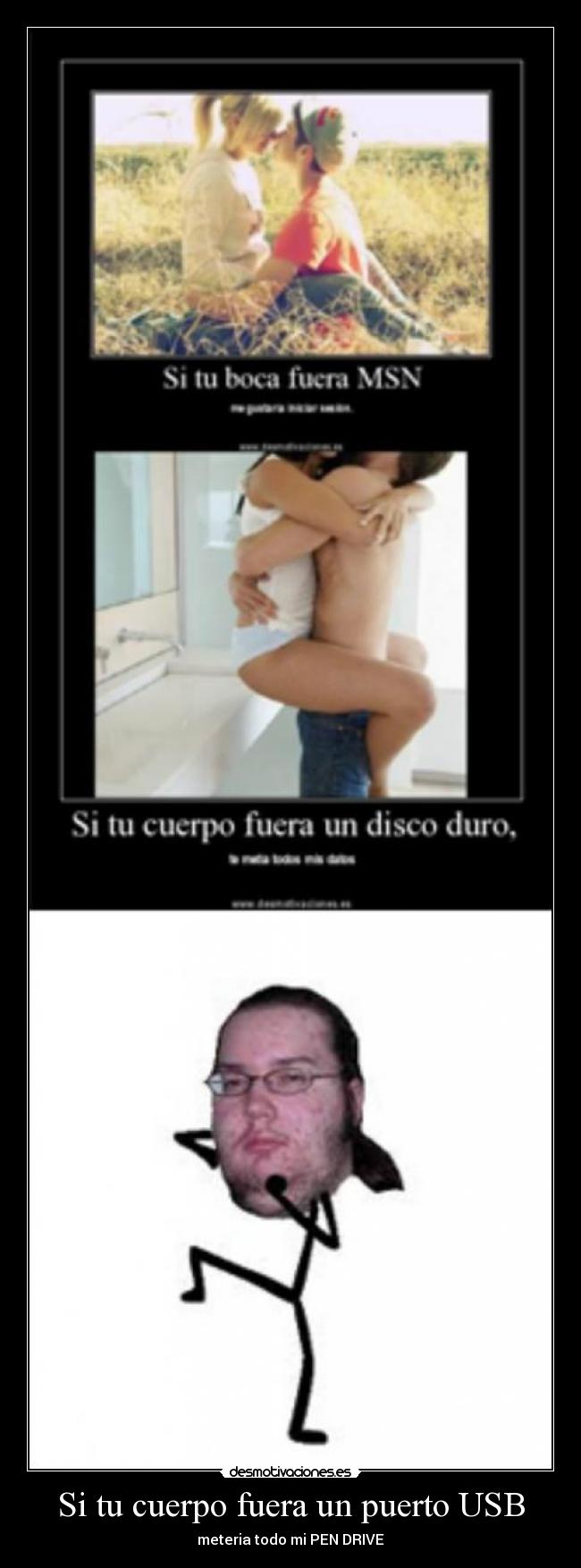 Si tu cuerpo fuera un puerto USB -