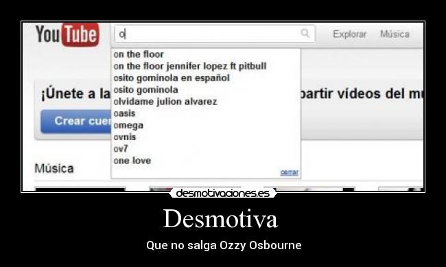 Desmotiva - Que no salga Ozzy Osbourne