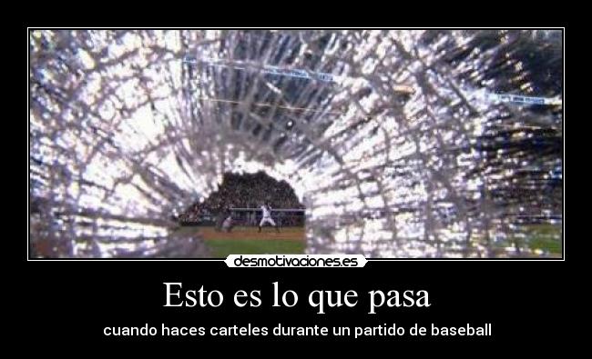 Esto es lo que pasa -