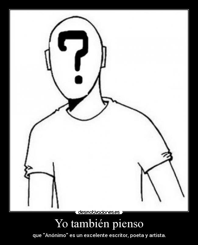 Yo también pienso - 