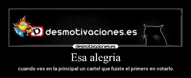 Esa alegria -