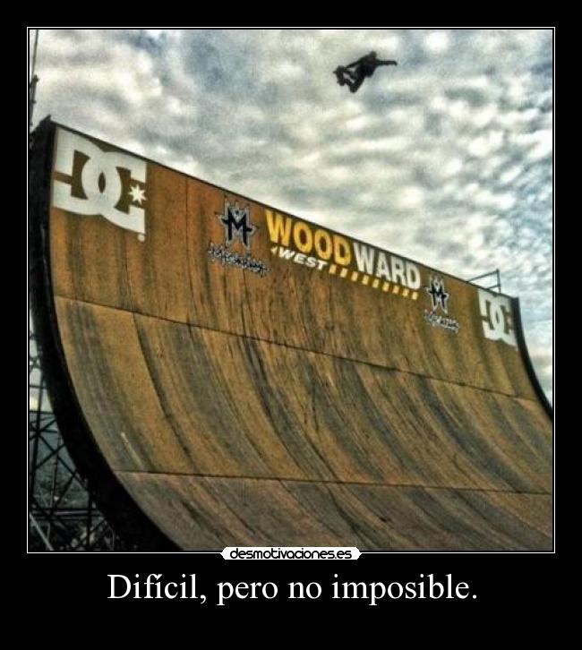 carteles imposible imposible nothing desmotivaciones