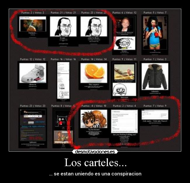 Los carteles... - ... se estan uniendo es una conspiracion