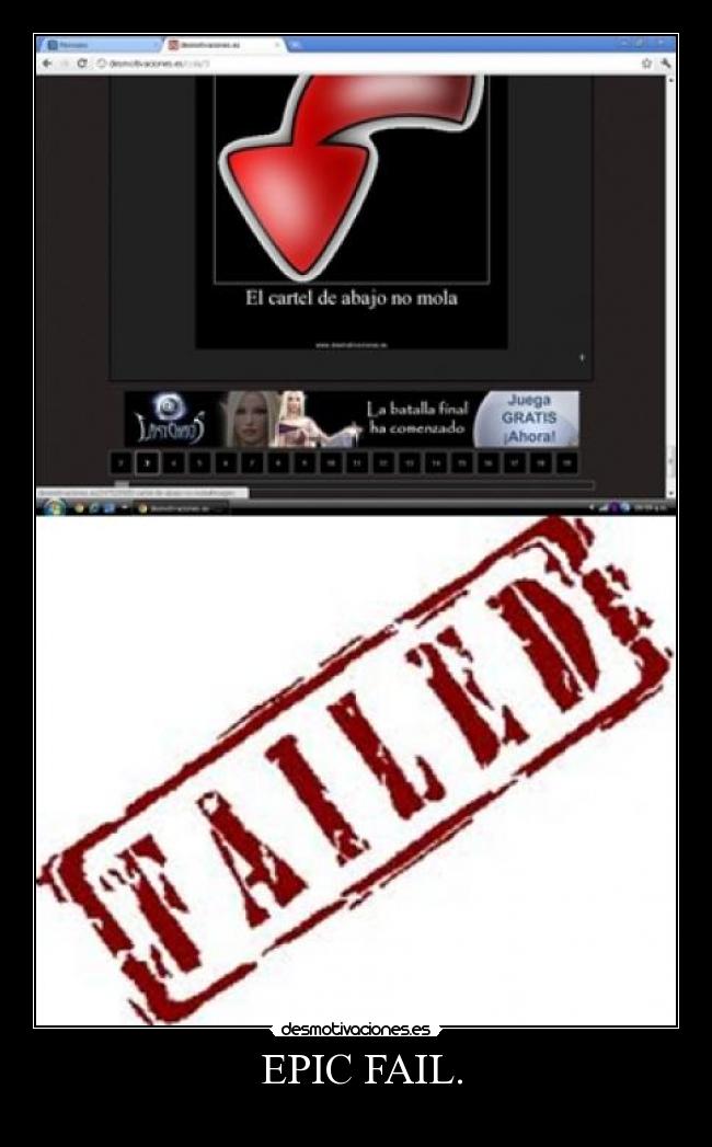  EPIC FAIL. - 