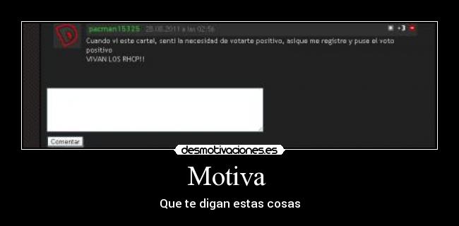 Motiva  - Que te digan estas cosas