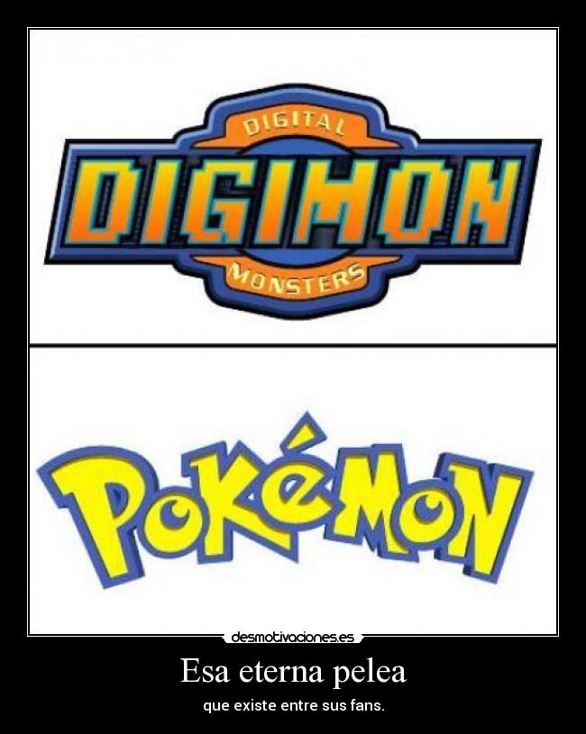 carteles digimon pokemon desmotivaciones