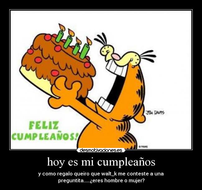 hoy es mi cumpleaños - 