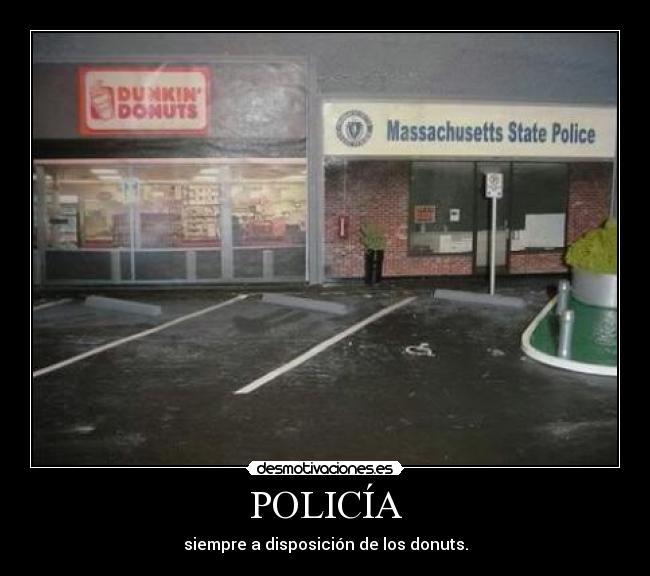 carteles policia donuts mistery0 desmotivacioneses desmotivaciones