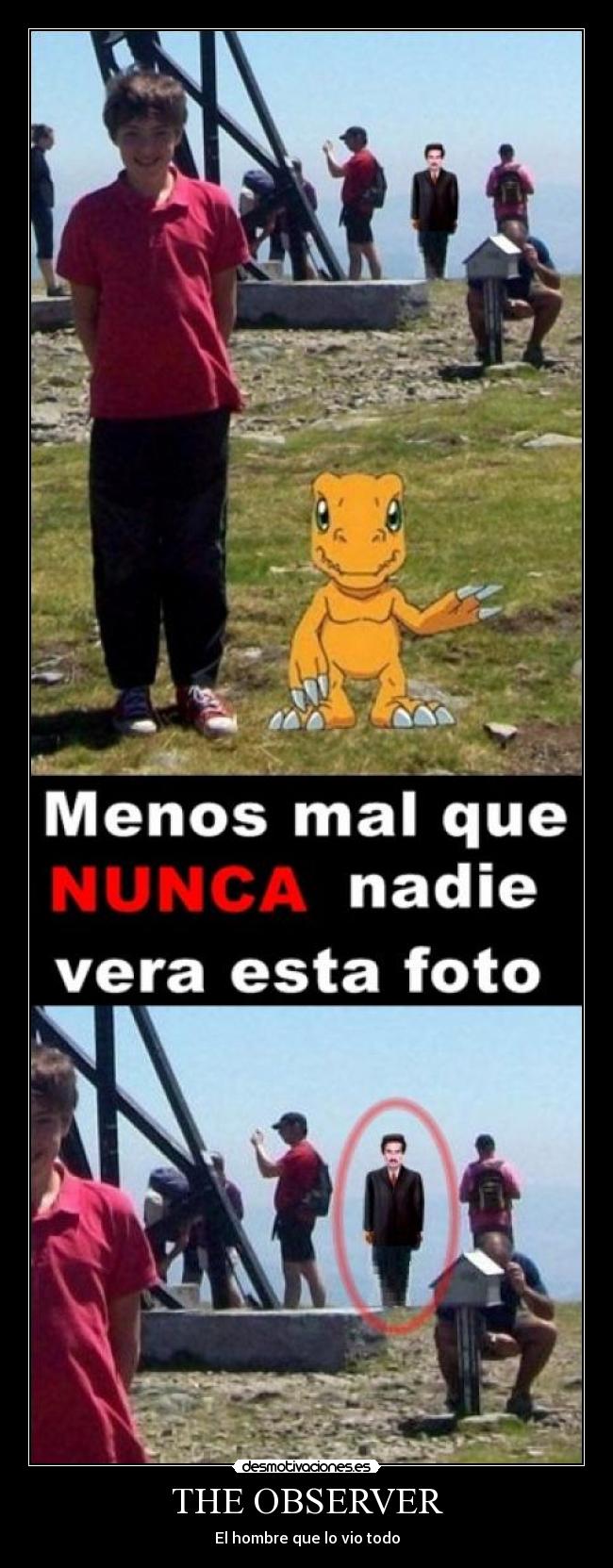 carteles the observer observando sabroson desmotivaciones