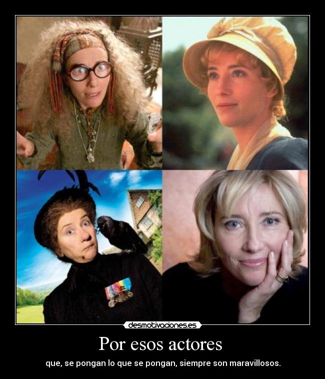 Por esos actores  - 