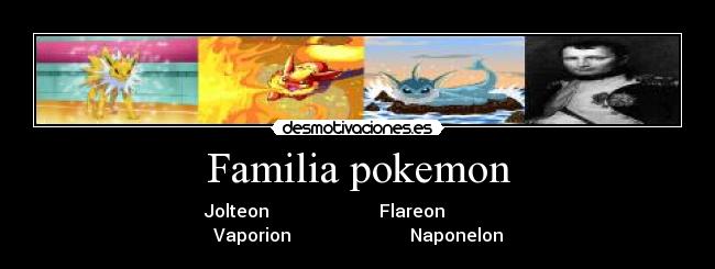 Familia pokemon - 