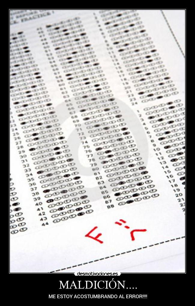MALDICIÓN.... -