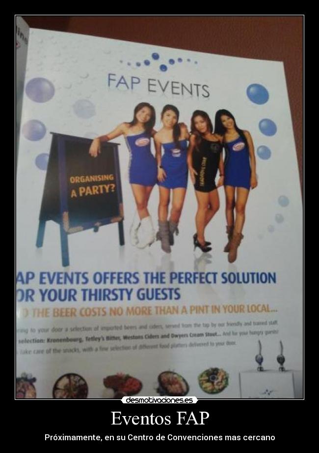 Eventos FAP - Próximamente, en su Centro de Convenciones mas cercano