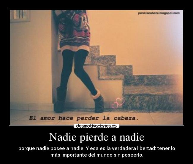 Nadie pierde a nadie - 