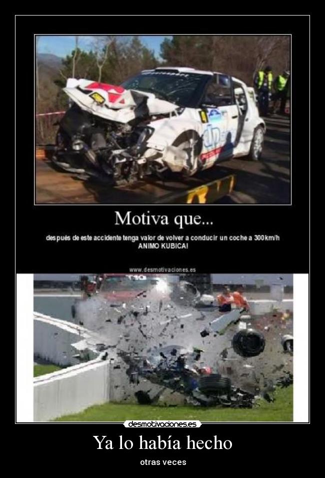 Ya lo había hecho - otras veces