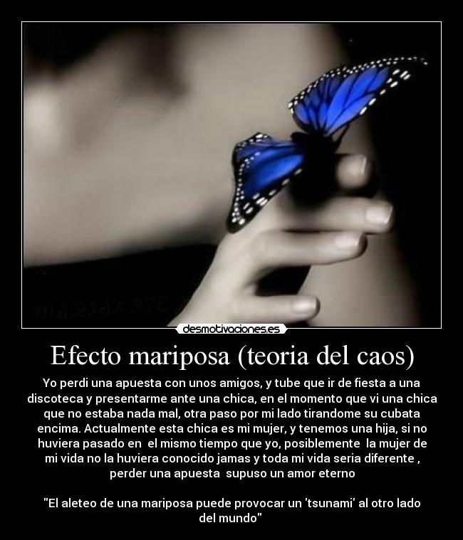 carteles efecto mariposa desmotivaciones