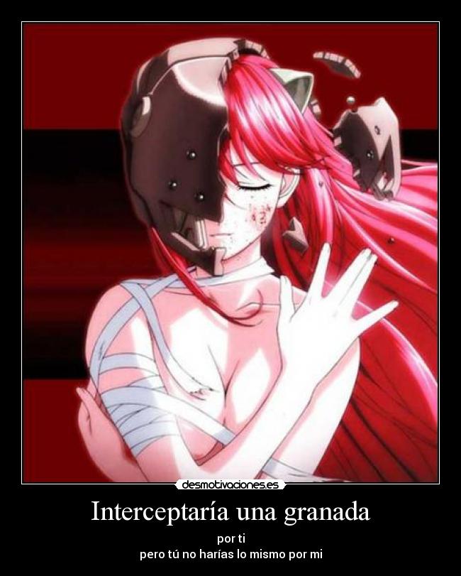 carteles elfenlied grenade bruno mars anime elfen lied desmotivaciones