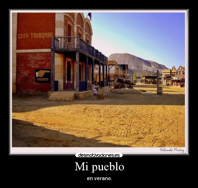 Mi pueblo -
