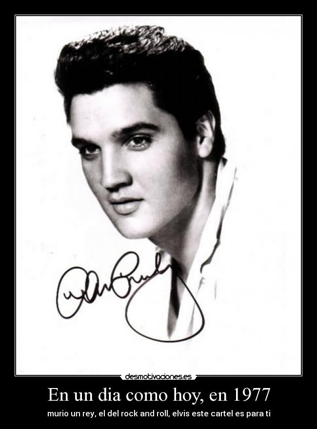 En un dia como hoy, en 1977 -