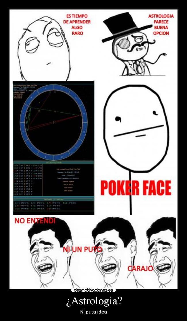 ¿Astrologia? - Ni puta idea