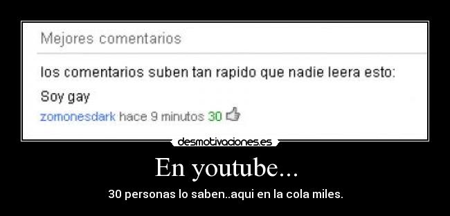 carteles youtube sexualidad gay desmotivaciones