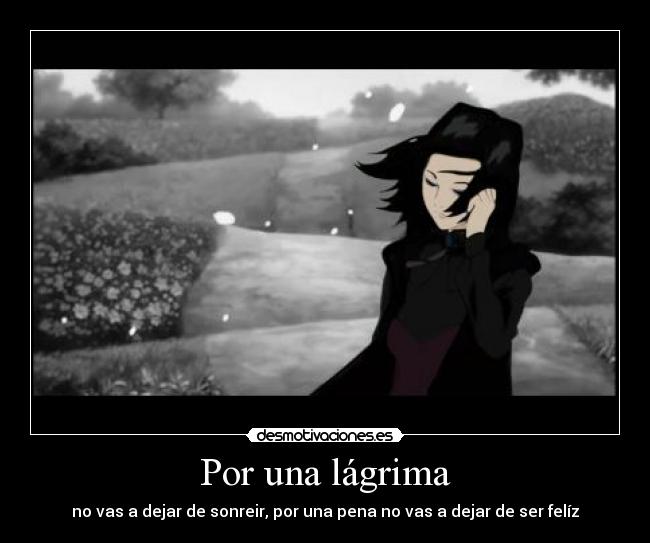 Por una lágrima -