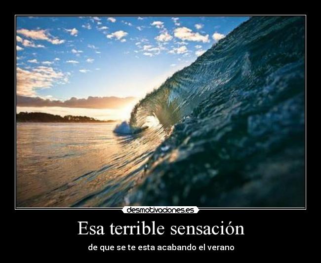 Esa terrible sensación -