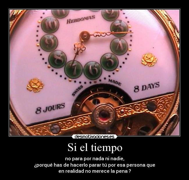 Si el tiempo -