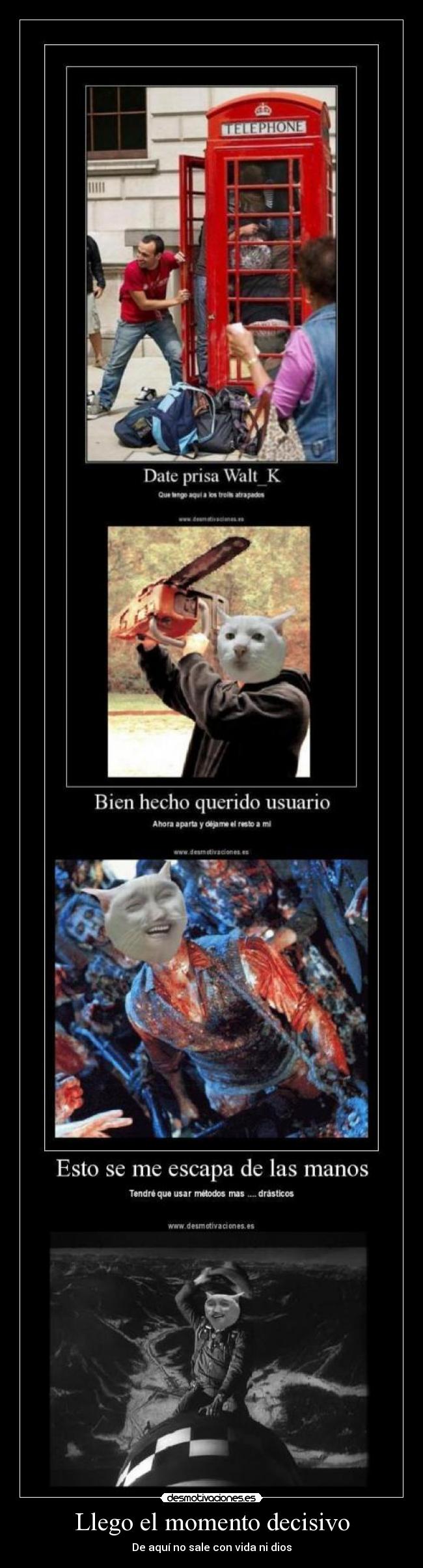 carteles aqui cuarta entrega estais preparados para quinta manana ansiada continuacion desmotivaciones