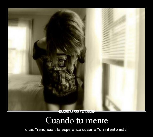 Cuando tu mente -