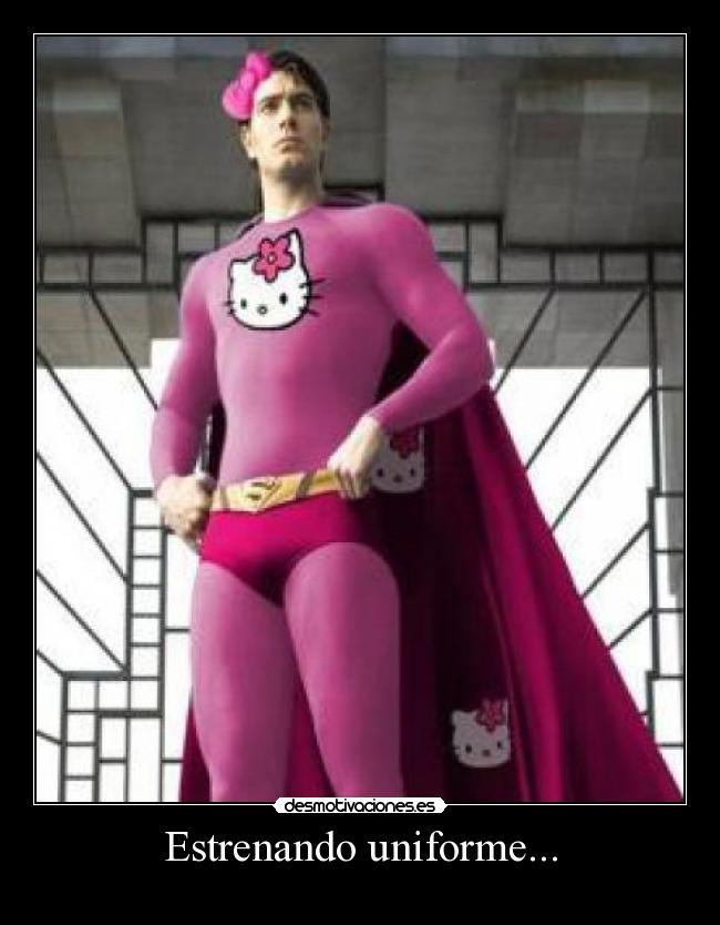 Estrenando uniforme... -