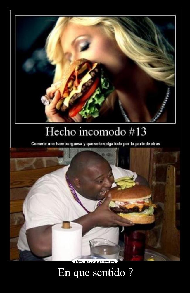 En que sentido ? -