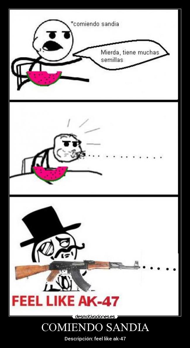 COMIENDO SANDIA -